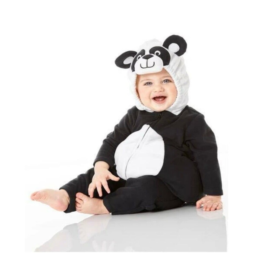 New infant Baby size 6-9 months panda 2 piece Halloween costume unisex